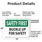 Signmission Safety Culture Sign, 14 in Width, Plastic, Rectangle OS-2PACK-SF-P-1014-L-10747 - alternate 3